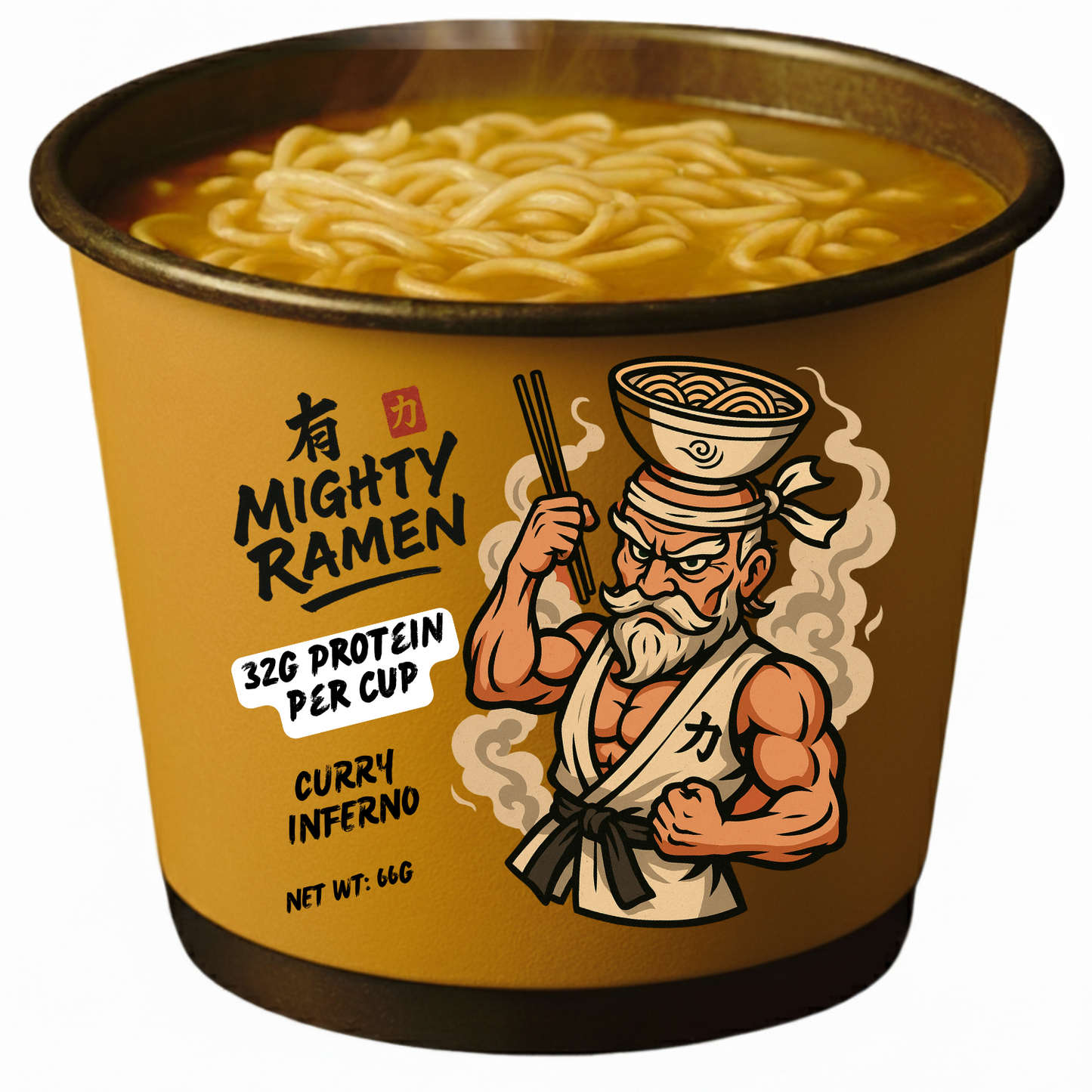 Mighty Ramen Variety Pack (12 Cups)